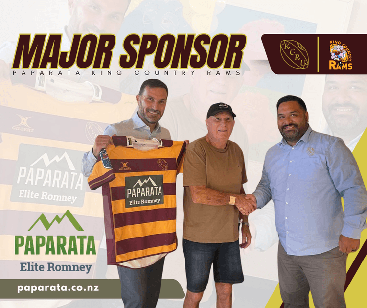 King Country Rugby Union Welcomes Major Sponsor 